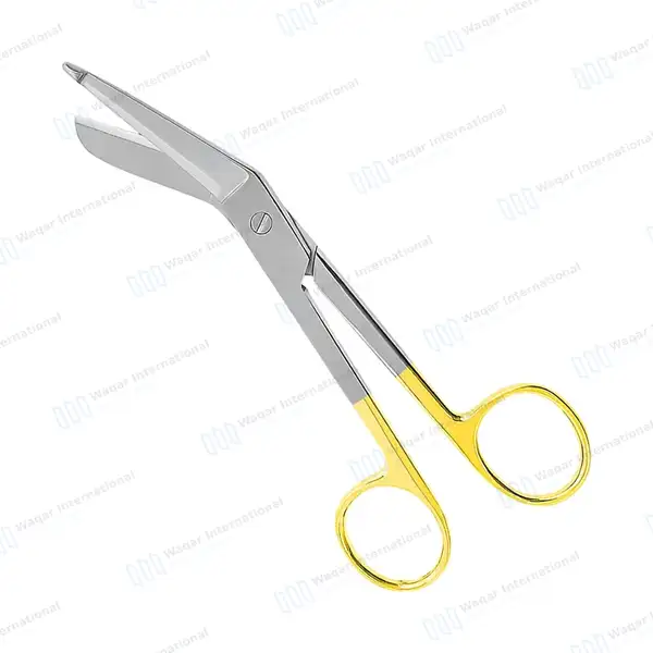 TC Lister Bandage Scissors 3.5″ - surgical instruments manufactured by Waqar International, Sialkot - view 7