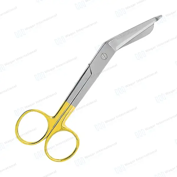 TC Lister Bandage Scissors 3.5″ - surgical instruments manufactured by Waqar International, Sialkot - view 8