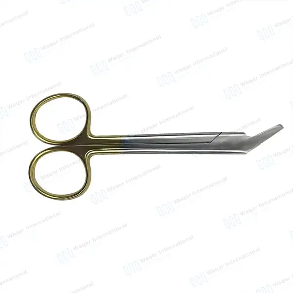 T/C Universal Wire Cutting Scissors 4.75″ Angled with Notch - surgical instruments manufactured by Waqar International, Sialkot - view 5