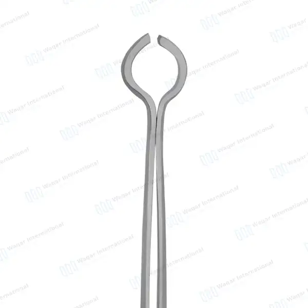 Davis Sterilizing Aids 6″ (15.2cm) Syringe Holding Forceps - surgical instruments manufactured by Waqar International, Sialkot - view 5