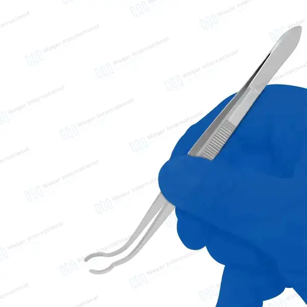 Davis Sterilizing Aids 6″ (15.2cm) Syringe Holding Forceps - surgical instruments manufactured by Waqar International, Sialkot - view 7