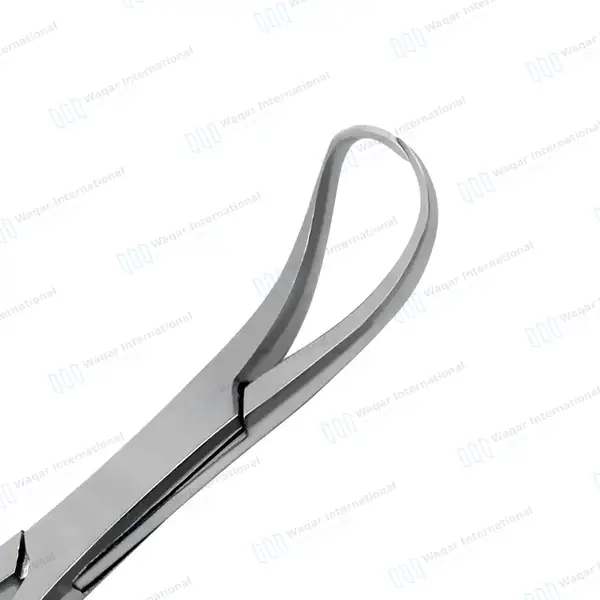 Backhaus Towel Clamp Forceps 3.5″ (3.9cm) Curved Pointed Jaws - surgical instruments manufactured by Waqar International, Sialkot - view 6