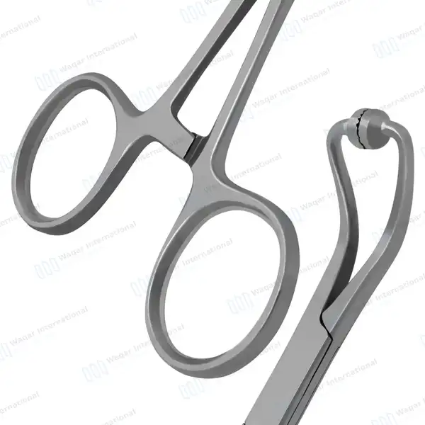 Hoff Towel Forceps 3.5″ - surgical instruments manufactured by Waqar International, Sialkot - view 6