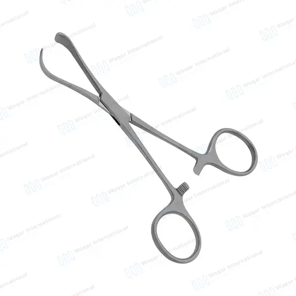 Lorna Towel Clamp 3.5″ Inward Curved Jaws - surgical instruments manufactured by Waqar International, Sialkot - view 2