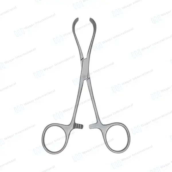 Lorna Towel Clamp 3.5″ Inward Curved Jaws - surgical instruments manufactured by Waqar International, Sialkot - view 8