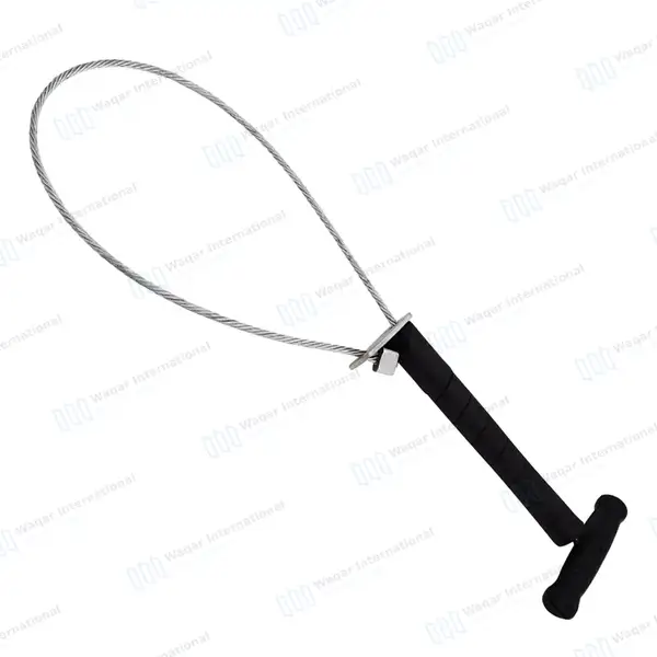 Pigs Catcher 18″ Chrome Plated Steel Hog Holder Animal Catching Pole - veterinary instruments manufactured by Waqar International, Sialkot - view 2