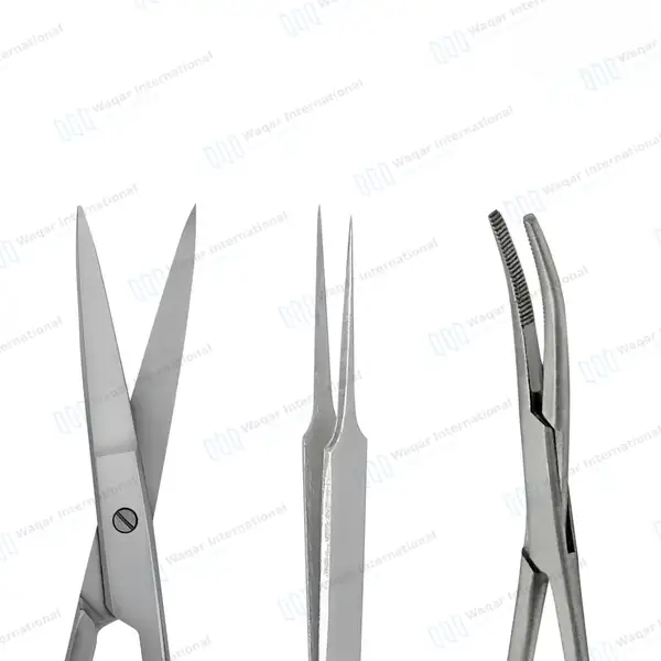 15 Pcs Birds Dissection Kit Surgical Veterinary Instruments - veterinary instruments manufactured by Waqar International, Sialkot - view 2