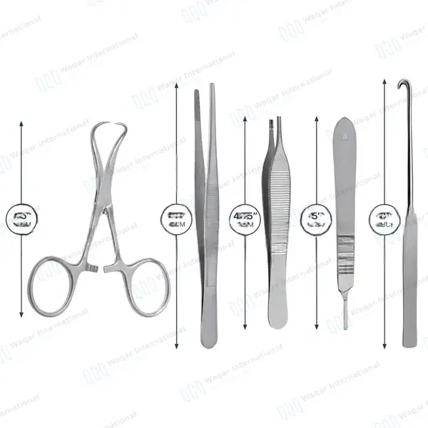 15 Pcs Feline Spay Instruments Pack - veterinary instruments manufactured by Waqar International, Sialkot - view 4