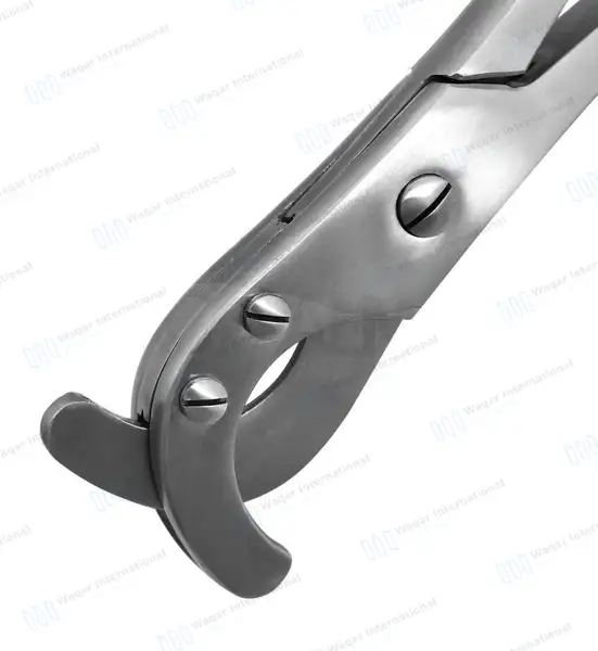 Sand Emasculator Castration Clamp 12″ (31cm) Crushing Only - veterinary instruments manufactured by Waqar International, Sialkot - view 8