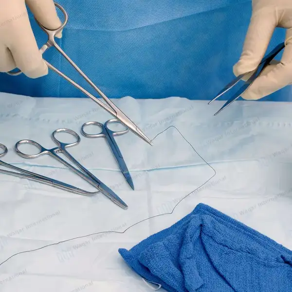 6 Pcs Dog Ear Suture Kit - veterinary instruments manufactured by Waqar International, Sialkot - view 8
