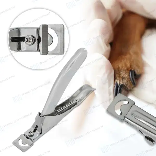 3 Pcs Dog Nail Clipper Kit Guillotine Type - veterinary instruments manufactured by Waqar International, Sialkot - view 6