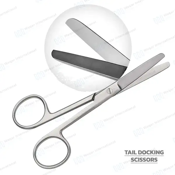 6 Pcs Dog Tail Docking Kit - veterinary instruments manufactured by Waqar International, Sialkot - view 2