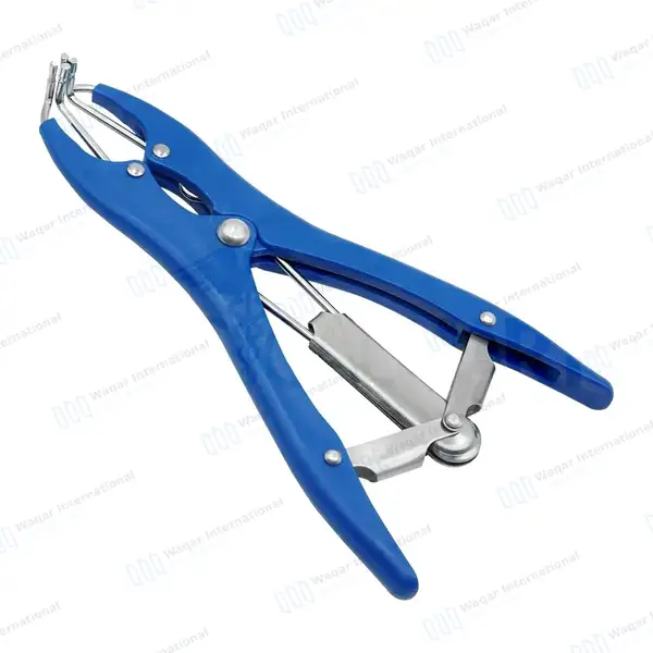 Puppy Tail Banding Elastrator with FREE 100 Pcs Bands - veterinary instruments manufactured by Waqar International, Sialkot - view 3