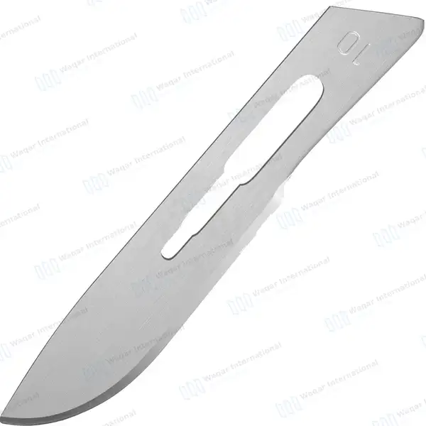 100 Pcs Scalpel Blades #10 for Handle No. 3 - veterinary instruments manufactured by Waqar International, Sialkot - view 3