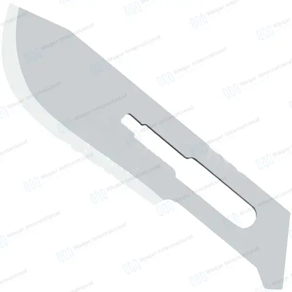 100 Pcs Scalpel Blades #20 for Handle No. 4 - veterinary instruments manufactured by Waqar International, Sialkot - view 2