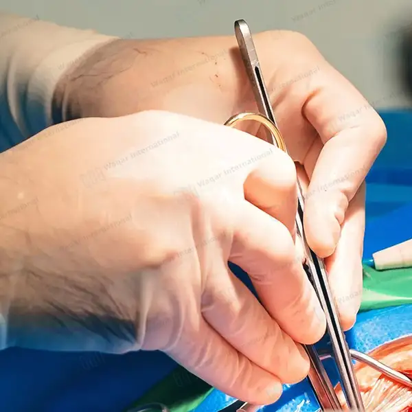 Scalpal Handle #4 - veterinary instruments manufactured by Waqar International, Sialkot - view 3
