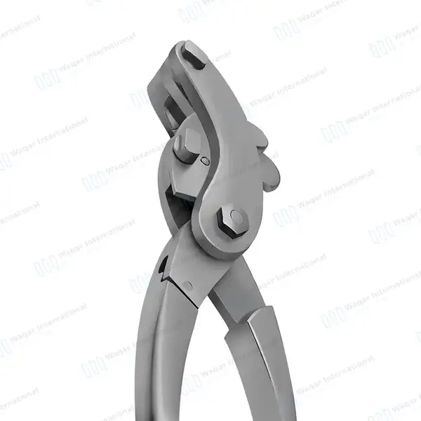 Bertschy Emasculator 37cm with Ratchet - veterinary instruments manufactured by Waqar International, Sialkot - view 8
