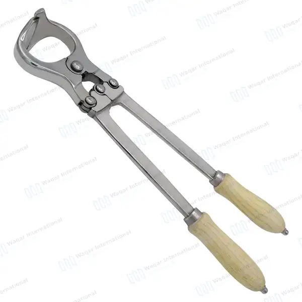 Burdizzo Castration Forceps 16″ - veterinary instruments manufactured by Waqar International, Sialkot - view 2