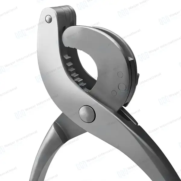 3 Pcs Serra Emasculators 35.5cm with Ratchet - veterinary instruments manufactured by Waqar International, Sialkot - view 7