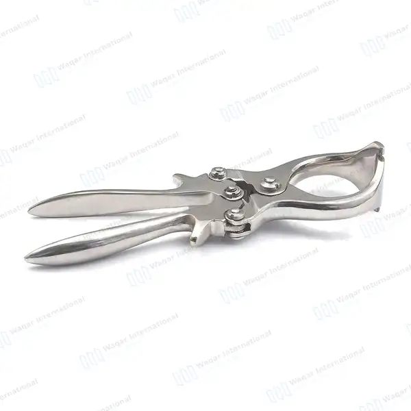 Burdizzo Style Castration Forceps 9″ (22.8cm) - veterinary instruments manufactured by Waqar International, Sialkot - view 6