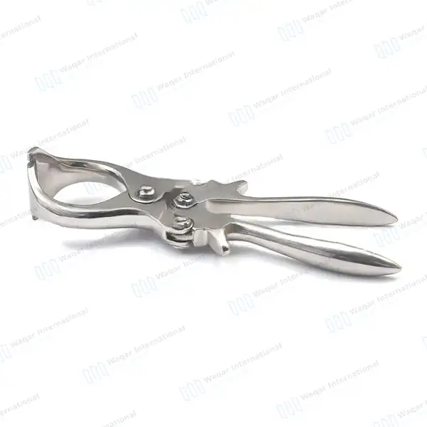 Burdizzo Style Castration Forceps 9″ (22.8cm) - veterinary instruments manufactured by Waqar International, Sialkot - view 9