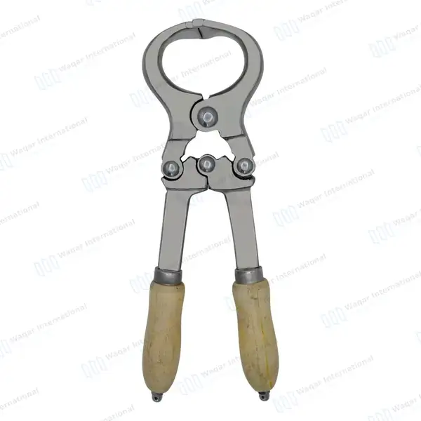 Burdizzo Castration Forceps 12″ - veterinary instruments manufactured by Waqar International, Sialkot - view 8