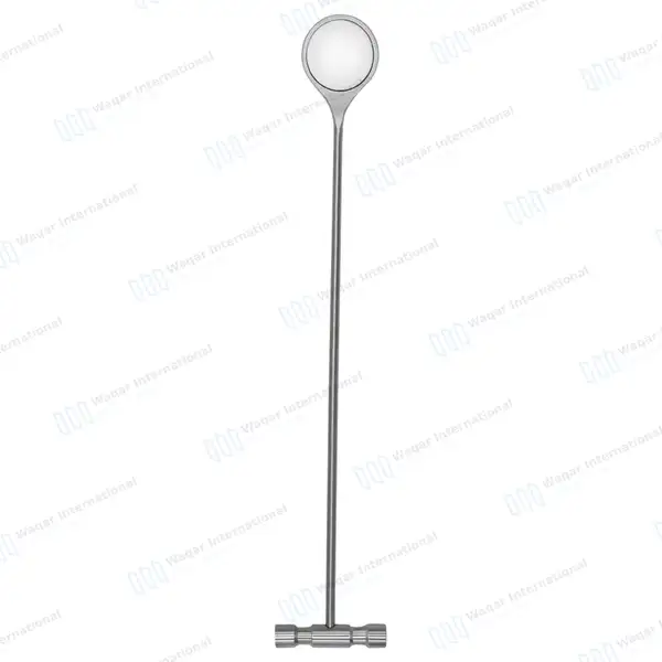Equine Mouth Mirror 18″ with T-Handle - veterinary instruments manufactured by Waqar International, Sialkot - view 4