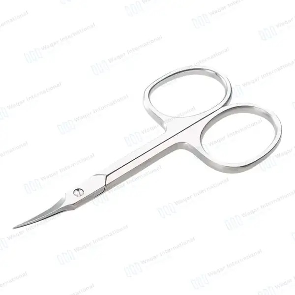 Cuticle Scissors 3.5″ with Arrow Point Straight - surgical instruments manufactured by Waqar International, Sialkot - view 2