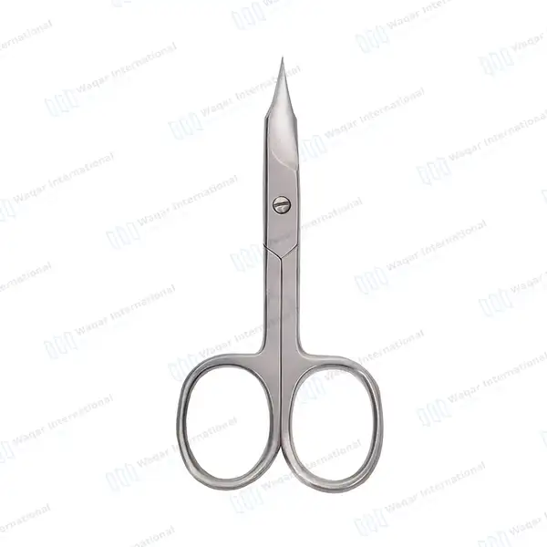 Nail Scissor 3.5″ Arrow Point Straight Manicure Pedicure Cuticle - surgical instruments manufactured by Waqar International, Sialkot - view 3