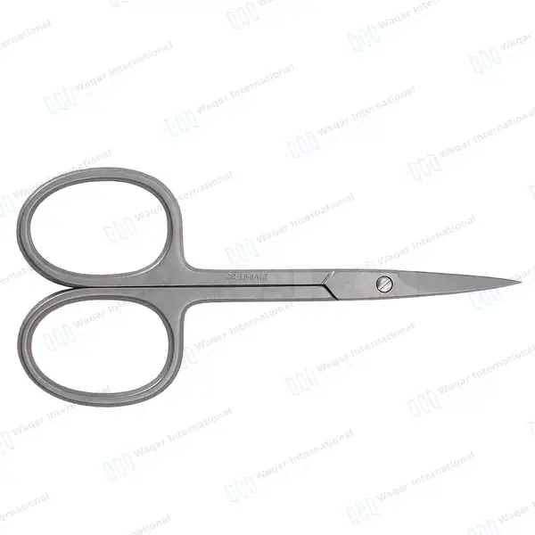 Nail Scissor Straight 3.5″ - surgical instruments manufactured by Waqar International, Sialkot - view 3