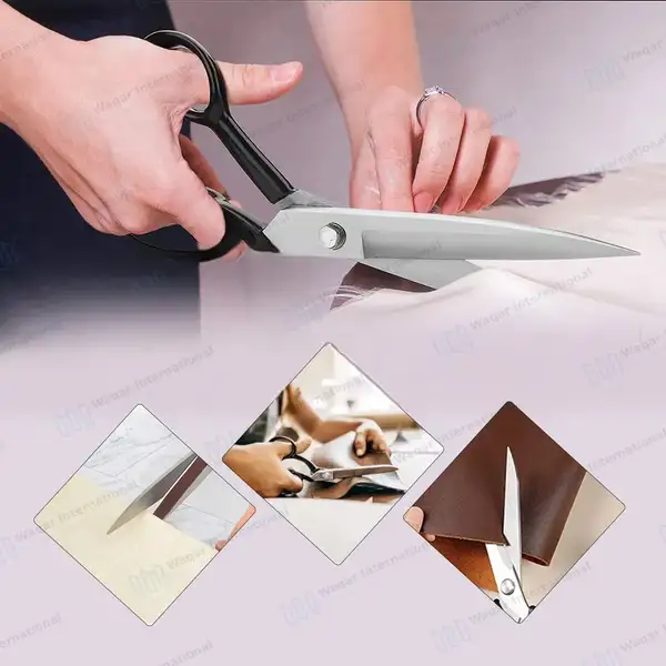 Tailor Scissors 8″ Upholstery Sewing Dressmaking Fabric Shears - surgical instruments manufactured by Waqar International, Sialkot - view 5