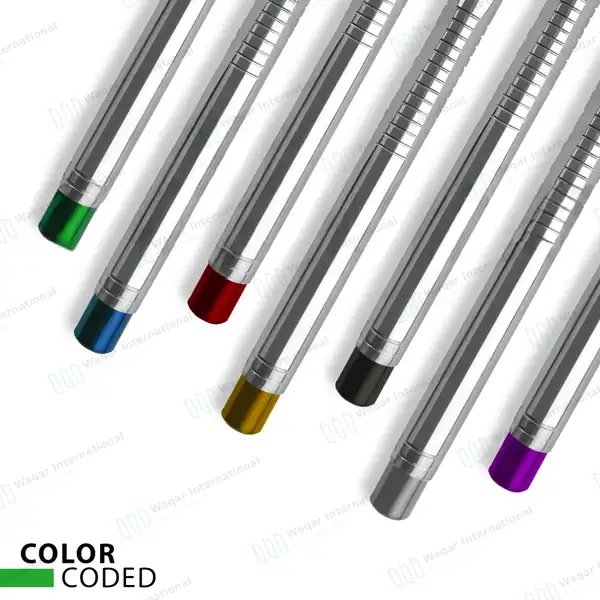 7 Pcs PDL Luxating Root Elevator Color Handle Set - dental instruments manufactured by Waqar International, Sialkot - view 4