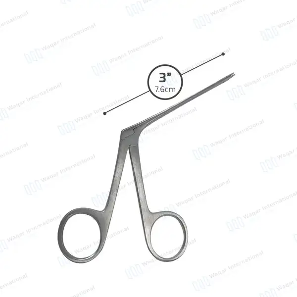 Micro Alligator Forceps 3″ - surgical instruments manufactured by Waqar International, Sialkot - view 3