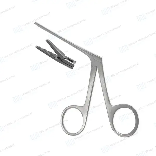 5 Pcs Hartman Alligator 3.5″ Adson Bayonet Ear Curettes Set - surgical instruments manufactured by Waqar International, Sialkot - view 2