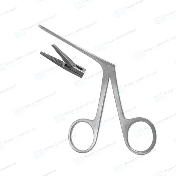 2 Pcs Hartman Alligator Ear Forceps 3.5” & 8” Set - surgical instruments manufactured by Waqar International, Sialkot - view 2