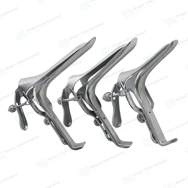 3 Pcs Graves Vaginal Speculum Small, Medium, Large - surgical instruments manufactured by Waqar International, Sialkot - view 4