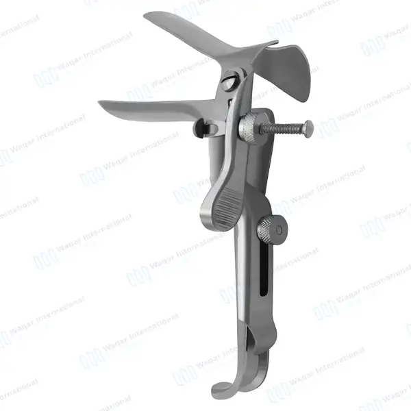 Graves Left Side Open Vaginal Speculum – Medium - surgical instruments manufactured by Waqar International, Sialkot - view 4