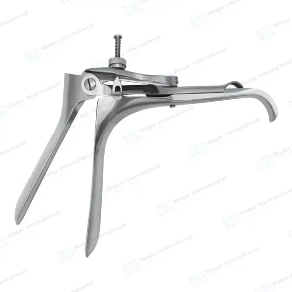 Graves Left Side Open Vaginal Speculum – Medium - surgical instruments manufactured by Waqar International, Sialkot - view 7