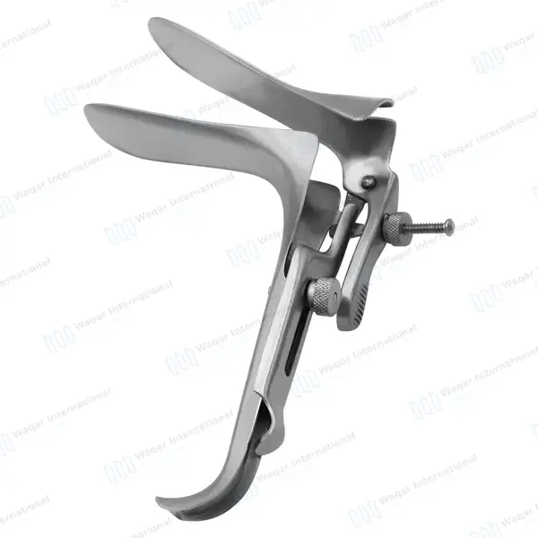 Graves Left Side Open Vaginal Speculum – Medium - surgical instruments manufactured by Waqar International, Sialkot - view 8