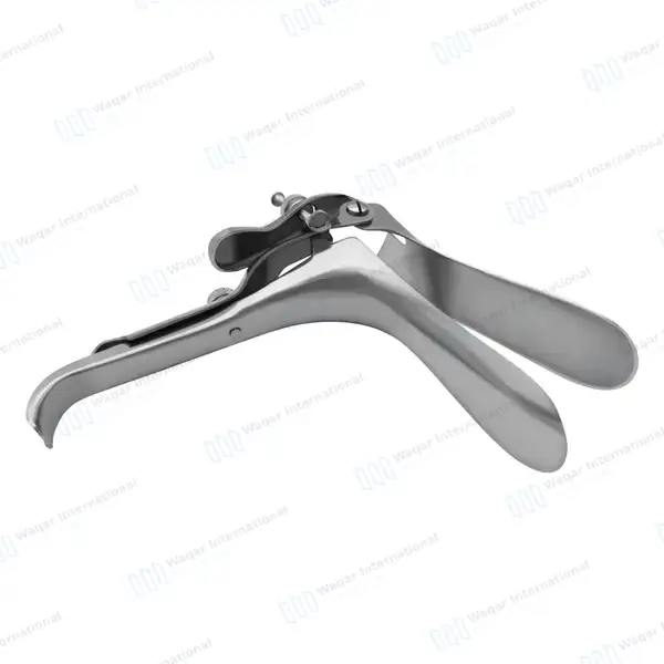 Graves Right Side Open Vaginal Speculum – Medium - surgical instruments manufactured by Waqar International, Sialkot - view 5