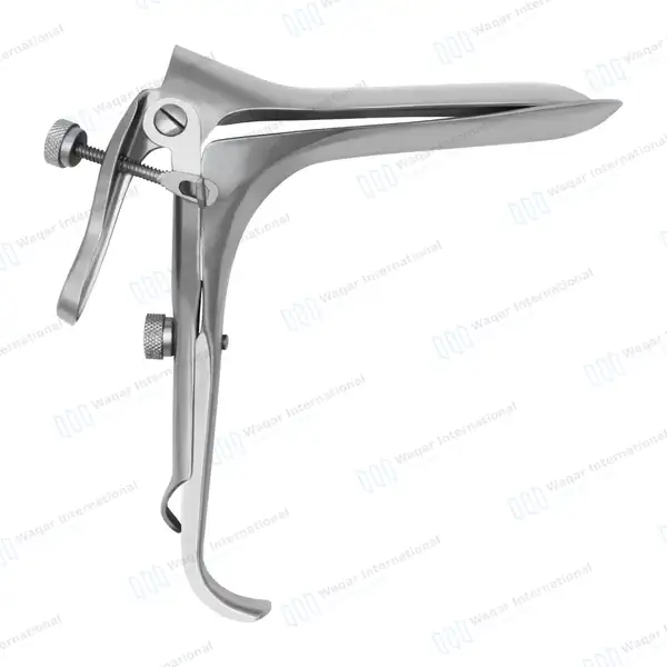 Graves Right Side Open Vaginal Speculum – Medium - surgical instruments manufactured by Waqar International, Sialkot - view 6