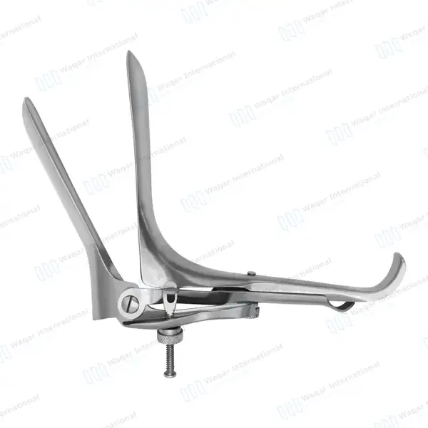 Graves Right Side Open Vaginal Speculum – Medium - surgical instruments manufactured by Waqar International, Sialkot - view 7