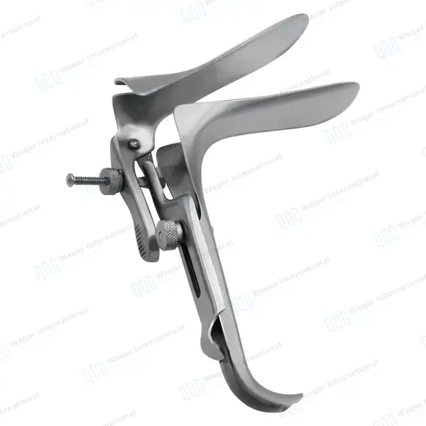 Graves Right Side Open Vaginal Speculum – Medium - surgical instruments manufactured by Waqar International, Sialkot - view 8