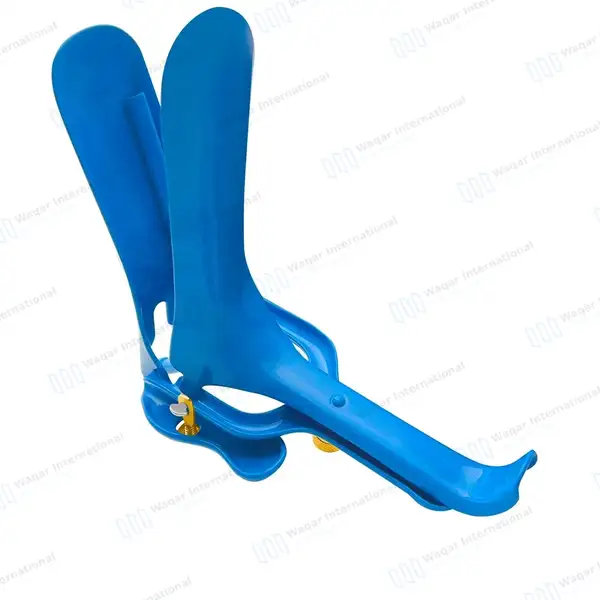 3 Graves LLETZ LEEP Blue Coated Vaginal Speculum X-Large - surgical instruments manufactured by Waqar International, Sialkot - view 8