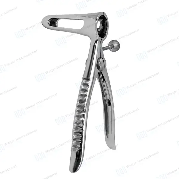 Sims Rectal Speculum with Set Screw 6″ Fenestrated Blades 3.5″ Long x 5/8″ Wide - surgical instruments manufactured by Waqar International, Sialkot - view 2