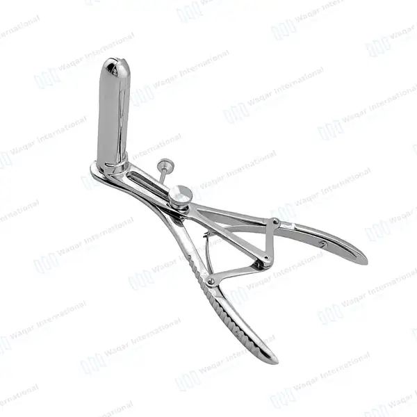 Mathieu Rectal Speculum 3 Prongs 7.75″ Blades 15x90mm - surgical instruments manufactured by Waqar International, Sialkot - view 2
