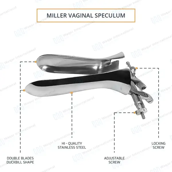 Miller Speculum Gynecology Surgical Instrument - surgical instruments manufactured by Waqar International, Sialkot - view 3