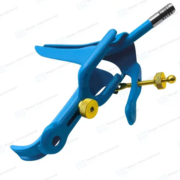 Blue Coated LLETZ LEEP Pederson Vaginal Speculum Small - surgical instruments manufactured by Waqar International, Sialkot - view 8