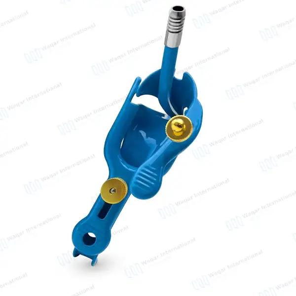 Blue Coated LLETZ LEEP Pederson Vaginal Speculum Medium - surgical instruments manufactured by Waqar International, Sialkot - view 2