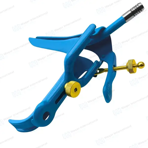 Blue Coated LLETZ LEEP Pederson Vaginal Speculum Medium - surgical instruments manufactured by Waqar International, Sialkot - view 8